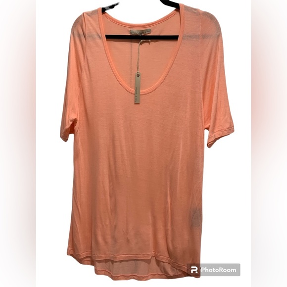 NWT- size S Monk & Lou peach tunic, - Picture 1 of 16